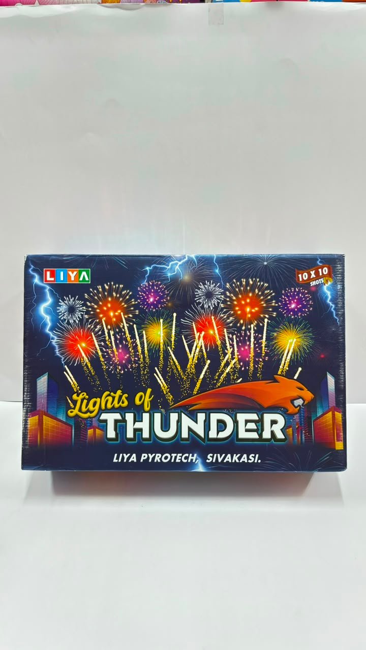 10 x 10 Tail Light Crackling Multicolor Shots
